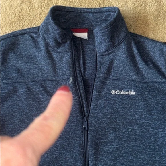 Mens Columbia Full Zip Fleece Jacket - Picture 2 of 6
